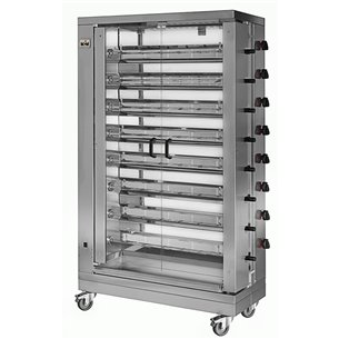 MCM- Asador de Pollos Vertical Doble Espada 90 Pollos 15 Espadas 1098x660x1360h mm 8EEND MCM
