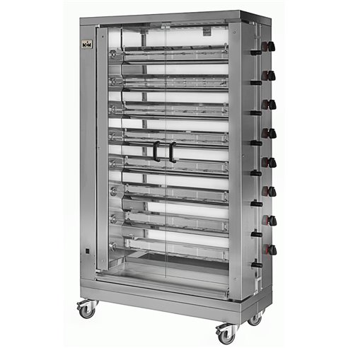 MCM- Asador de Pollos Vertical Doble Espada 90 Pollos 15 Espadas 1098x660x1360h mm 8EEND MCM