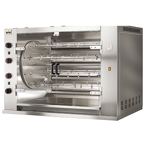 Asador de Pollo Planetario a Gas 8 Espadas 48 Pollos 1395x910x980h mm 8MRD MCM