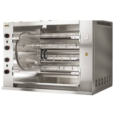 MCM- Asador de Pollo Planetario a Gas 8 Espadas 48 Pollos 1395x910x980h mm 8MRD MCM