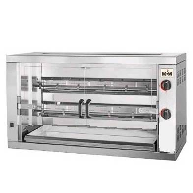 MCM- Asador de Pollos Compacto a Gas 2 Espadas 12 Pollos 1190x480x640h mm 2EGC MCM