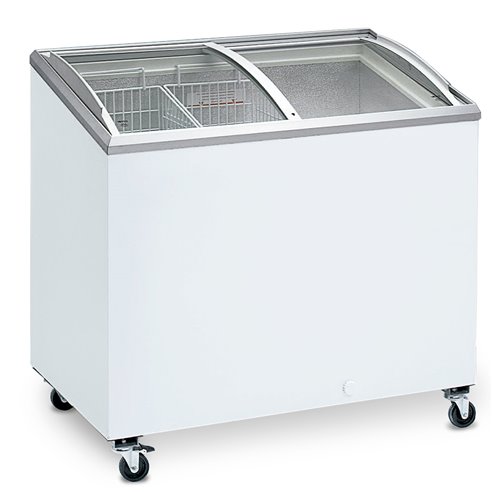 EUROFRED- Congelador Horizontal 2 Puertas Correderas de Cristal 85 Litros 570x570x885h mm IC 100 SCEB Eurofred