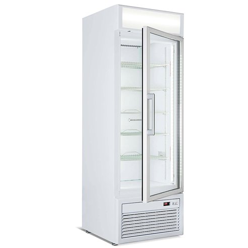 EUROFRED- Armario Expositor Congelación 265 Litros 1 Puerta de Cristal 670x675x1964h mm V 40 BT Eurofred