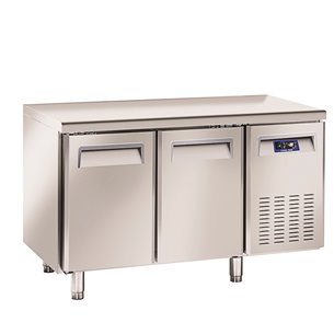 EUROFRED- Mesa de Congelación Snack Sin Peto Serie SF 2 Puertas Opacas 4 Estantes 230 Litros SF 2100 Eurofred
