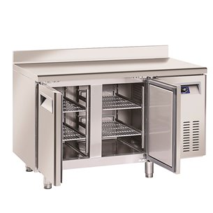 Mesa de Congelación Snack SF 2 Puertas Opacas 4 Estantes 230 Litros SF 2200 Eurofred