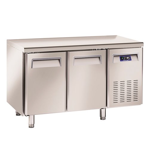 Mesa de Congelación Serie GN 1/1 Sin Peto 2 Puertas Opacas 3 Estantes 260 Litros QN 2100 Eurofred