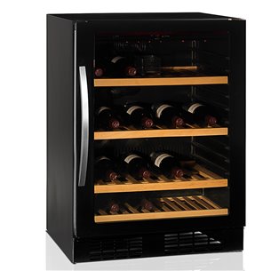 EUROFRED- Armario Expositor para Vinos Simple Temperatura 45 Botellas 141 Litros 1 Puerta de Cristal 595x570x820h mm TFW 160 ...