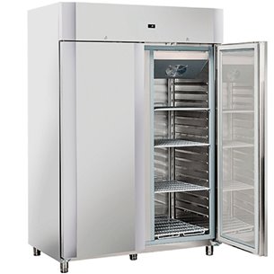 EUROFRED- Armario Refrigerado 1300 Litros 2 Puertas Opaca Inoxidable 1400x815x2055h mm QR12 Eurofred