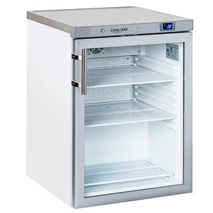 EUROFRED- Armario Expositor Refrigerado 200 Litros 1 Puerta de Cristal 598x679x838h mm CRG 2 Eurofred