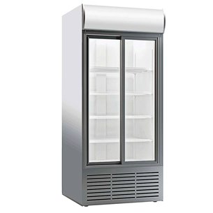 Armario Expositor Refrigerados 846 Litros 2 Puertas de Cristal 1103x728x2001h mm S900 TD Eurofred