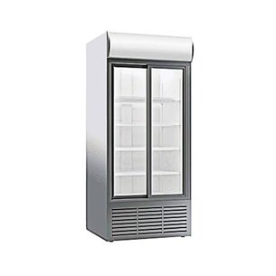 Armario Expositor Refrigerados 707 Litros 2 Puertas de Cristal 1103X690X2001h mm S 900 DD Eurofred