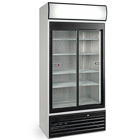 Armario Expositor Refrigerado 645 Litros 2 Puertas de Cristal 1200x790x2000h mm FSC 1200 H Eurofred