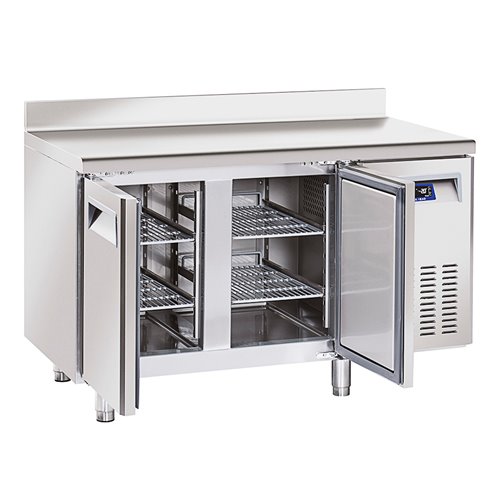 EUROFRED- Mesa Refrigerada Serie GN 1/1 2 Puertas Opacas 3 Estantes 260 Litros QR 2200 Eurofred
