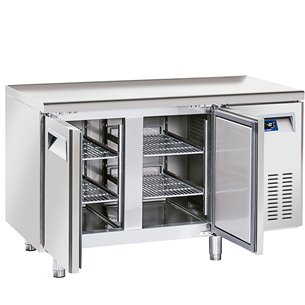 Mesa Refrigerada de Snack Sin Peto Serie SR 4 Puertas Opacas 4 Estantes 230 Litros SR 2100 Eurofred