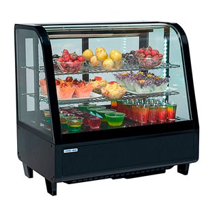 EUROFRED- Vitrina Expositora Refrigerada Sobremostrador 100 Litros 682x450x675h mm Cool Head RC100 Eurofred