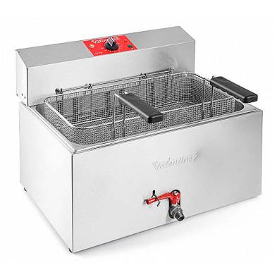 Valentine- Freidora Eléctrica Profesional 14 Litros Con Grifo VALENTINE TF13