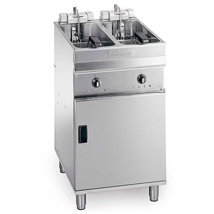 Freidora Eléctrica Super Rápida Serie EVO 10 Litros doble cuba Modular 500x600x850h mm VALENTINE EVO2525