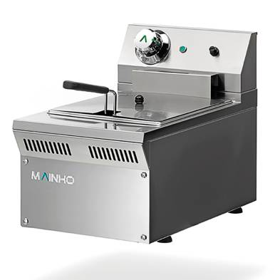 Mainho- Freidora Eléctrica 1 Cuba 8 Litros sin Grifo de Vaciado Serie Eco-Line 300x500x240h mm MAINHO ELF-31 EM