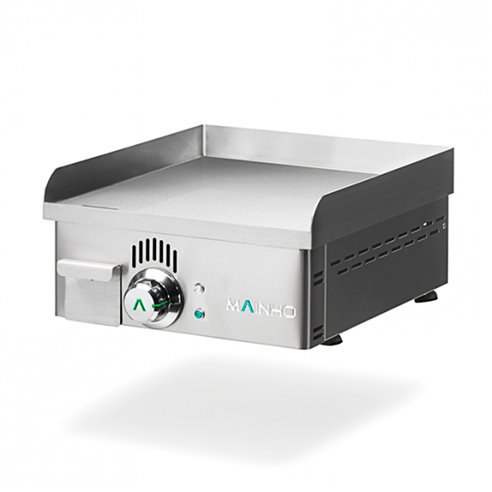 Mainho- Plancha Eléctrica Acero Rectificado Lisa Serie Novo-Snack 400x440x180h mm MAINHO NSEM-40N