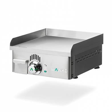 Mainho- Plancha Eléctrica Acero Rectificado Lisa Serie Novo-Snack 400x440x180h mm MAINHO NSEM-40N