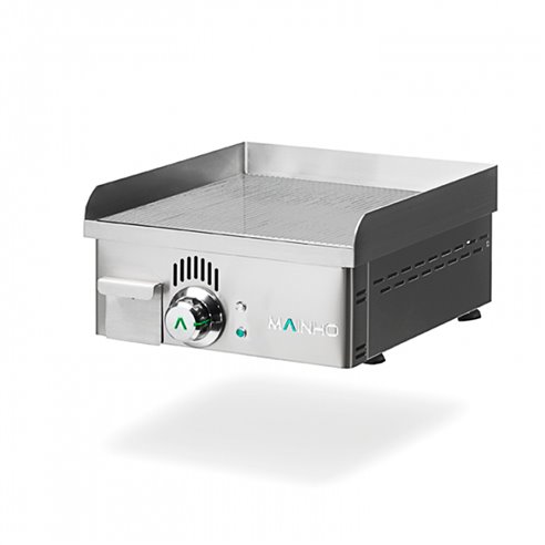 Mainho- Plancha Eléctrica Acero Rectificado Ranurada Serie Novo-Snack 400x440x180h mm MAINHO NSRREM-40N