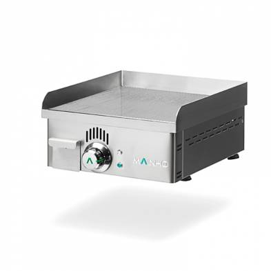 Mainho- Plancha Eléctrica Acero Rectificado Ranurada Serie Novo-Snack 400x440x180h mm MAINHO NSRREM-40N