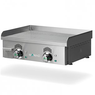 Mainho- Plancha Eléctrica Acero Rectificado Ranurada Serie Novo-Snack 600x440x180h mm MAINHO NSRREM-60N