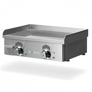 Mainho- Plancha Eléctrica Cromo Duro Placa Ranurada Serie Novo-Crom 600x440x180h mm MAINHO NCRREM-60N
