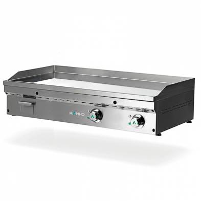Mainho- Fry-Top Eléctrico Cromo Duro Placa Lisa Serie Full-Crom 1205x560x225h mm MAINHO FCE-120