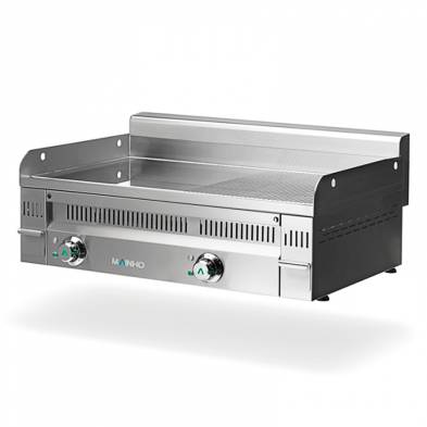Mainho- Fry-Top Electico Cromo Duro Placa 1/2 Lisa 1/2 Ranurada Serie Euro-Crom 910x600x250h mm MAINHO PCR-90ET