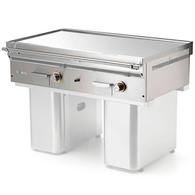 Mainho- Fry-Top a Gas Acero Rectificado Placa Lisa Serie Teppanyaki sobre Mostrador 1205x820x310h mm MAINHO FLT-120/7 TY