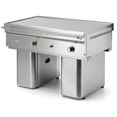 Mainho- Fry-Top a Gas Modular Acero Rectificado Placa Lisa Serie Teppanyaki 1205x820x860h mm MAINHO FL-120/7 TY
