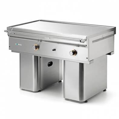 Mainho- Fry-Top a Gas Modular Cromo Duro Placa Lisa Serie Teppanyaki 1205x820x860h mm MAINHO FC-120/7 TY