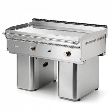 Mainho- Fry-Top a Gas Modular Cromo Duro Placa Lisa Serie Uni 1205x820x860h mm MAINHO FC-120/7