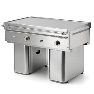 Fry-Top Eléctrico Modular Cromo Duro Placa Lisa  Serie Teppanyaki 1205x820x860h mm MAINHO FCE-120/7 TY 