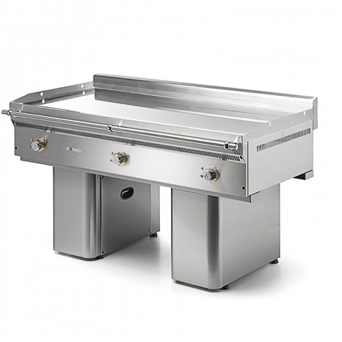 Mainho- Fry-Top Eléctrico Modular Cromo Duro Placa Lisa Serie Uni 1505x820x860h mm MAINHO FCE-150/7