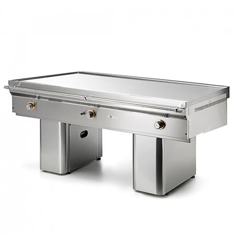 Fry-Top Eléctrico Modular Cromo Duro Placa Lisa  Serie Teppanyaki 1805x820x860h mm MAINHO FCE-180/7 TY 