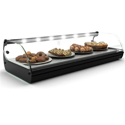 Sayl- Vitrina Expositora Caliente De Tapas Sobremostrador Standar Sh6 Sayl