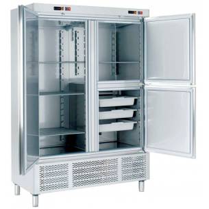 Clima Hosteleria- Armario Snack Refrigerado con Departamento de Pescado Fondo 726 de 1388 x726 x2067h mm CORDOBA ARCH-1203-DP