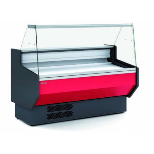 Vitrina Refrigerada Cristal Recto Fondo 800 dim.2025x800x1235h mm Línea Córdoba VED-8-20-R