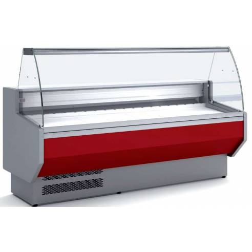 Vitrina Refrigerada Cristal Curvo Fondo 900 dim.1305x940x1235h mm Línea Córdoba VED-9-13-C