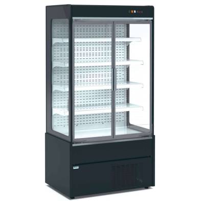 Clima Hosteleria- Mural Refrigerado Expositor con Puertas de Cristal 4 Estantes Fondo 700 de 1530 x700 x1990h mm AVEIRO MAE15...