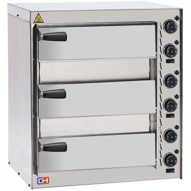Horno Eléctrico de Pizza Compacto 3 pizza diámetro 35 cm AVEIRO FP52PI