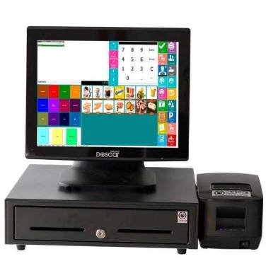 Clima Hosteleria- Sistema TPV Compacto Táctil capacitiva: TPV Compacto+Cajón Portamonedas+Impresora de Tickets 58mm Versión B...