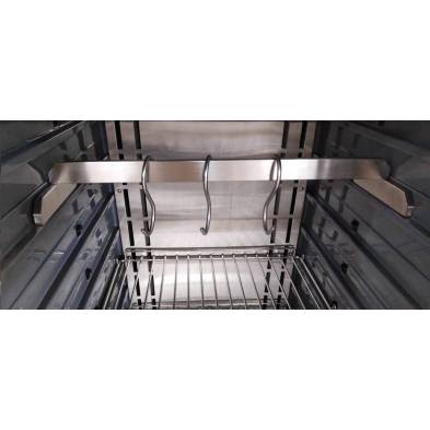 Clima Hosteleria- Barra carnicera y Ganchos de acero inoxidable para MC1000