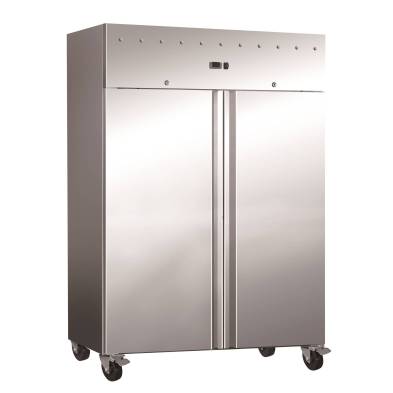 Armario Refrigerado GN2/1 Acero Inoxidable 2 Puertas 1200 litros 1340x810x1989h mm PEKIN GN1200TNV