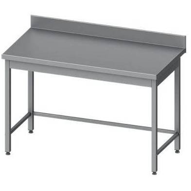 Mesa Mural acero inoxidable AISI 201 sin estante 1500x700x850 mm MM157S Línea Varsovia-37 Kg (950027150)