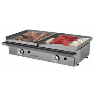 Plancha gas 40+40 acero laminado