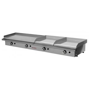Hostelbar- Plancha a Gas Profesional 40+40 cromo duro+80 laminada PKR44L8