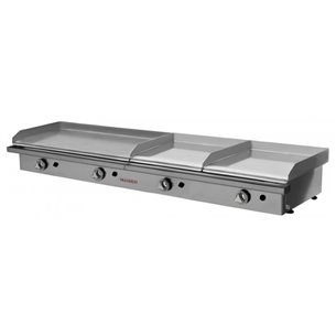 Plancha gas 40+40 cromo duro+80 rectificada